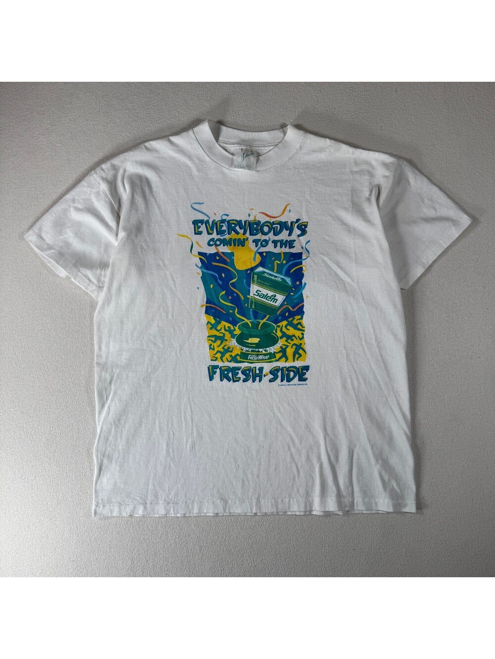 Vintage 90s Salem Cigarettes Graphic Single Stitch Tee Sz XL